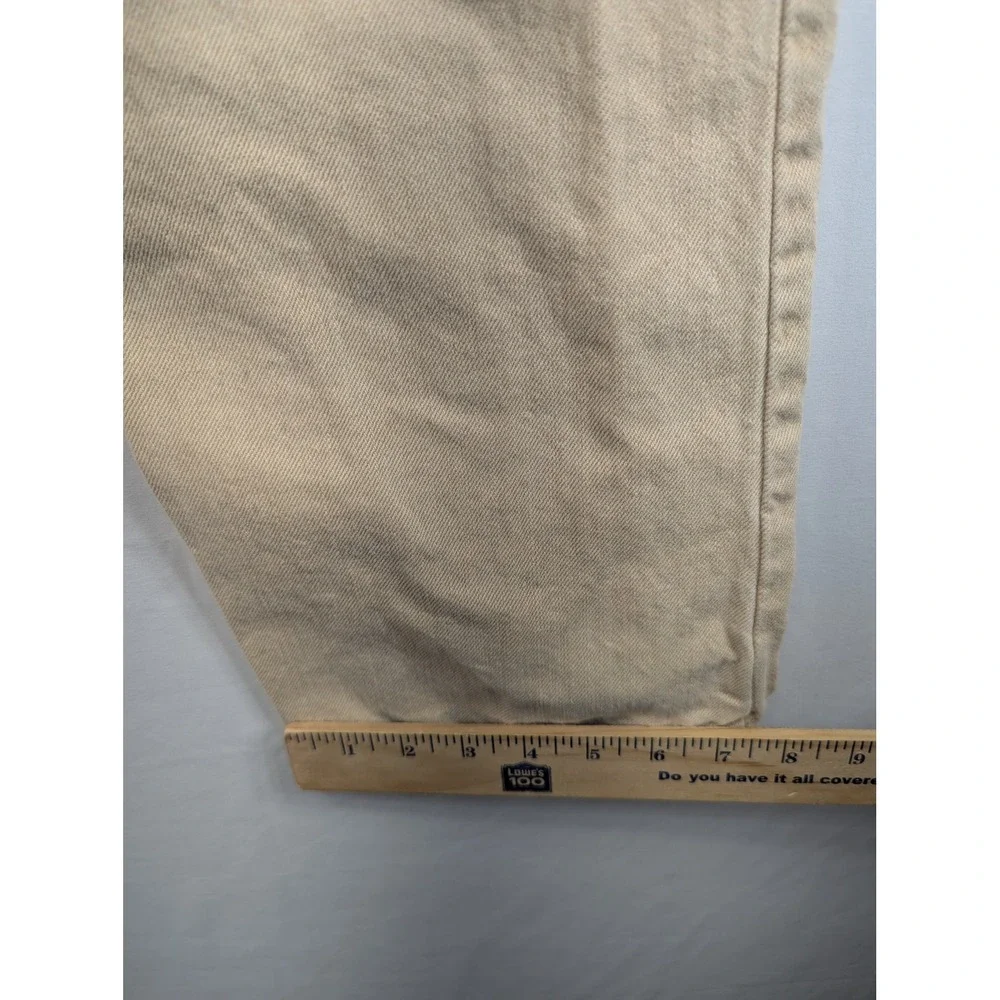 Lee Regular Fit Mens Jeans‎ 36x29 Tan Khaki Denim Straight Leg 100% Cotton